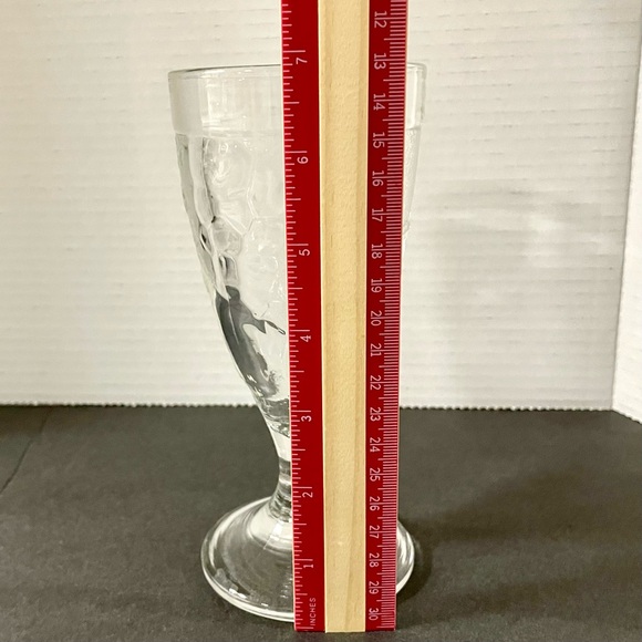 Vintage Cristal D'Arques Gourmande Embossed Fruit Water Goblets Made in France - Picture 7 of 10